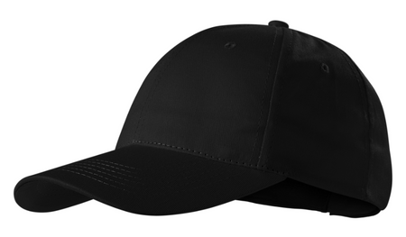 Czapka bawełniana z daszkiem SUNSHINE czarna