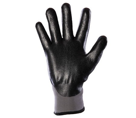 Rękawice robocze powlekane nitrylem ocieplane frotte COVENT ICE