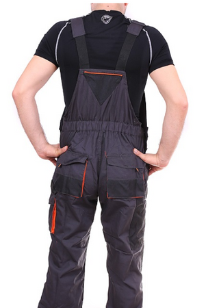 Spodnie ogrodniczki robocze mocne| EMERTON (granatowe)