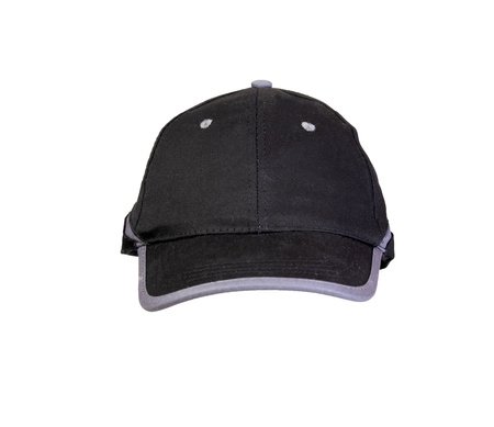 Czapka z daszkiem robocza zapięcie na rzep BASEBALL czarno-stalowa