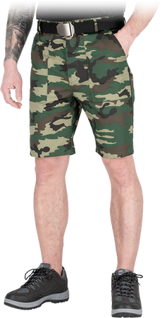 Spodnie krótkie spodenki robocze do pasa YES-TS moro