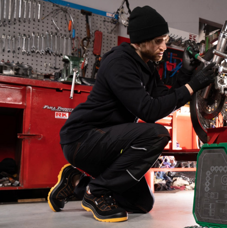 Spodnie robocze do pasa elastyczne STALCO STINGER beż