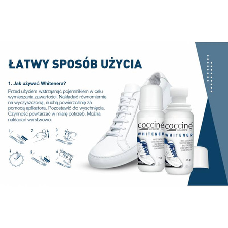 Farba do butów korektor COCCINE SNEAKERS WHITENER biały 75g