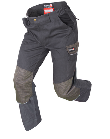 Spodnie robocze do pasa bawełna + spandex GALMAG WH 680 GRAFIT