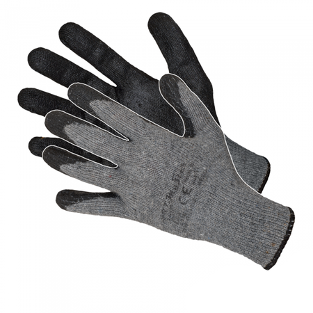 Rękawice robocze lateksowe 12 PAR dragony RECO bawełniane 10