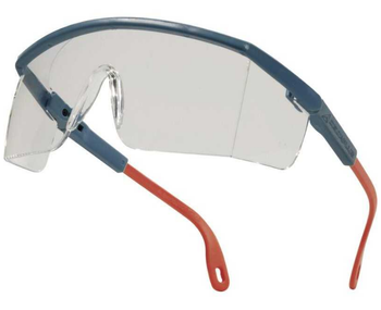 Okulary ochronne BHP robocze przemysłowe bezbarwne Delta KILIMANDJARO CLEAR AB