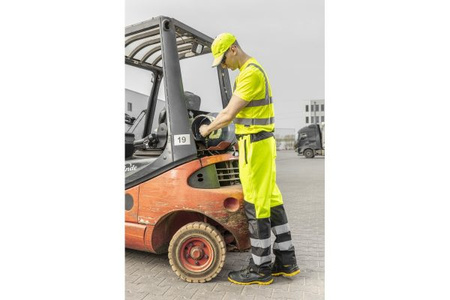 Spodnie robocze ostrzegawcze softshell TRAUN żółte