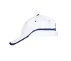 Czapka z daszkiem robocza zapięcie na rzep BASEBALL biało-granatowa