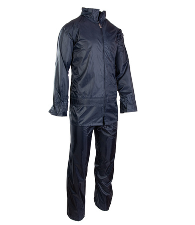 Komplet przeciwdeszczowy kurtka i spodnie GROSVENOR NYLON w kolorze granatowym
