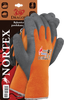 Rękawice robocze ochronne ocieplane powlekane spienionym lateksem DRAGON NORTEX