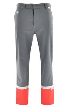 Spodnie pas antystatyczne z odblaskiem PIORUN szare