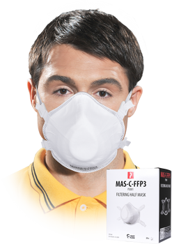 Półmaska przeciwpyłowa MAS-C-FFP3 biała
