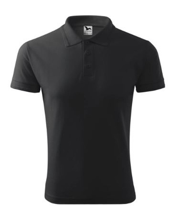 MALFINI koszulka polo PIQUE POLO 203 antracydowy melanż