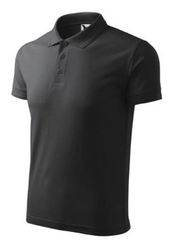 MALFINI koszulka polo PIQUE POLO 203 antracydowy melanż