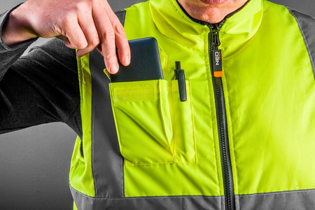 Bezrękawnik robocze kamizelka dwustronna odblaskowa NEO 81-520