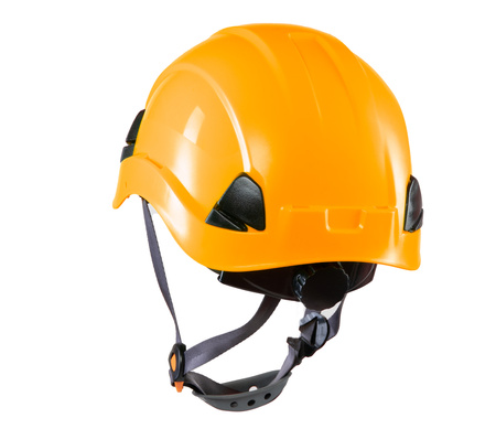 Kask hełm roboczy ochronny ABS Alpin żółty