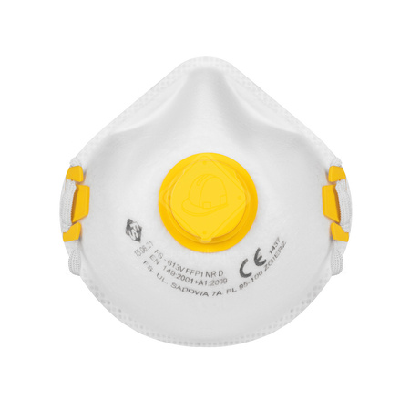 Półmaska maska przeciwpyłowa FFP1 FFS-613V z zaworkiem 10 SZTUK