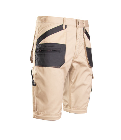 Spodenki robocze ochronne szorty BRIXTON PRACTICAL beż