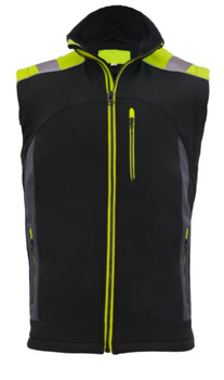 Bezrękawnik roboczy softshell CLASSWORK BZR odblaskowy
