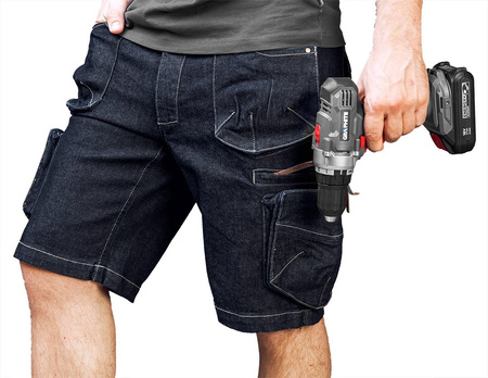 Krótkie spodenki robocze NEO denim 81-279