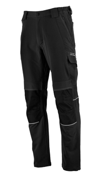 Spodnie robocze do pasa czarne strecz STALCO STINGER