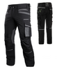 Spodnie robocze Czarne STRETCH LINE Stalco