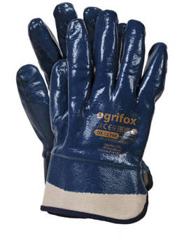 Rękawice robocze ochronne powlekane nitrylem ochrona rąk Ogrifox OX-NITERFULL G