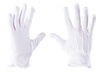 Rękawice robocze ochronne białe z mini nakropieniem PLS