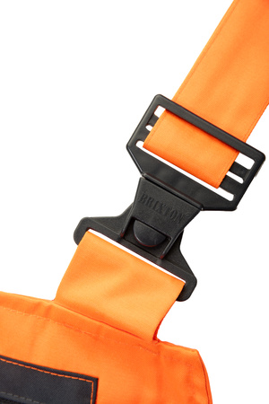 Spodnie robocze ogrodniczki odblask BRIXTON FLASH żółte