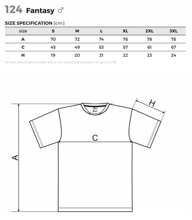 T-shirt koszulka sportowa MALFINI 124 FANTASY biała