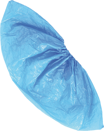 Foliowe ochraniacze na buty jednorazowe folia w kolorze niebieskim Reis BFOLN41X17