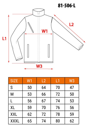 Męski polar roboczy BHP ocieplana bluza polarowa NEO PREMIUM 81-506