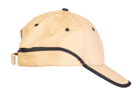 Czapka z daszkiem robocza zapięcie na rzep BASEBALL beżowa