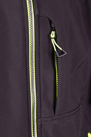 Kurtka ostrzegawcza odblaskowa softshell odpinany kaptur Benefit RIVAL OARS