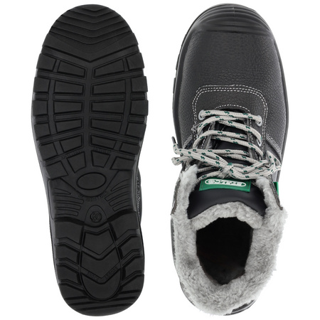 Buty wysokie ocieplane trzewiki BHP nadlany nosek na zimę STALCO SYBERIAN S3