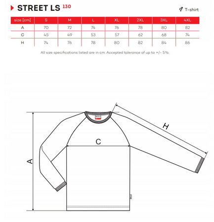 Koszulka RIMECK 130 z długim rękawem dwukolorowa zielono-czarna