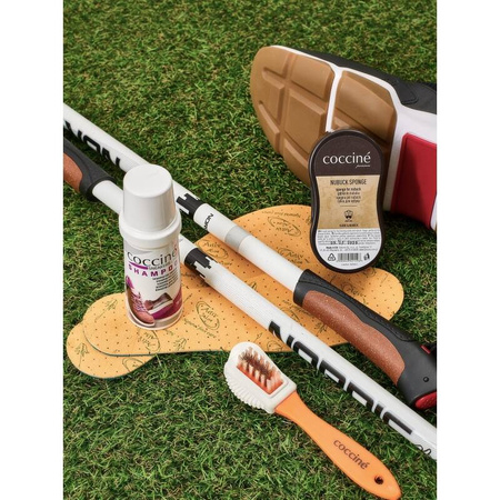 Szczotka do zamszu i nubuku z gumką COCCINE plastikowa