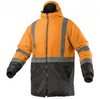 Kurtka robocza ostrzegawcza ocieplana HOEGERT LEDA pomarańczowa