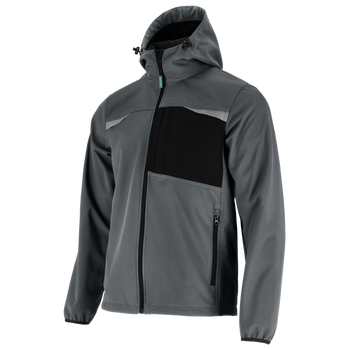 Kurtka softshell jesień / wiosna wodoodporna STALCO ROCK szara