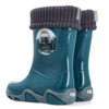 Kalosze dziecięce ocieplane deszczowe śniegowe wodoodporne PVC Demar STORMER LUX 0402C