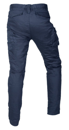 Męskie spodnie robocze do pasa wzmacniane kolana wielofunkcyjne wzmacniane potrójne szwy granatowe NEO Tools 81-224