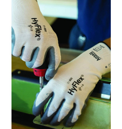 Rękawice antystatyczne robocze nylonowe HyFlex 11-800