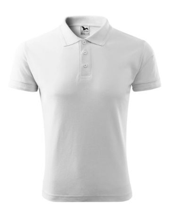 MALFINI koszulka polo PIQUE POLO 203 biała