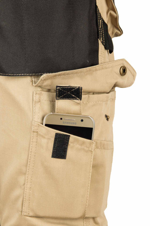 Spodenki robocze ochronne szorty BRIXTON PRACTICAL beż