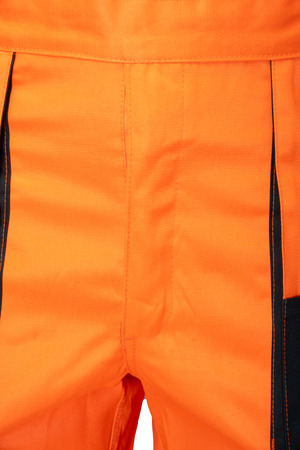 Spodnie robocze ogrodniczki odblask BRIXTON FLASH żółte