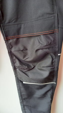 Spodnie robocze do pasa elastyczne STALCO STINGER niebieskie