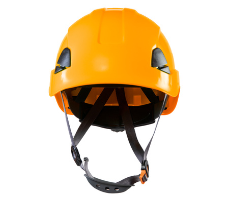 Kask hełm roboczy ochronny ABS Alpin żółty