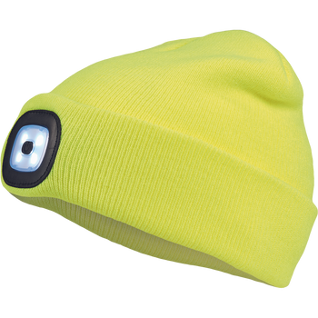 Czapka z lampką akryl DEEL LED żółta