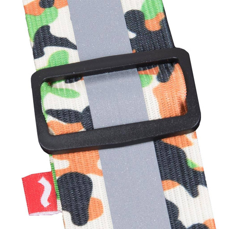 Szelki gumowane z pasami odblaskowymi kamizelka| KOS-STRAPE P