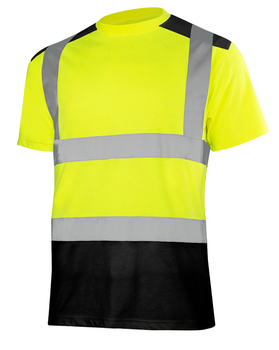 Koszulka odblaskowa T-shirt ostrzegawczy z pasami odblaskowymi T-REF